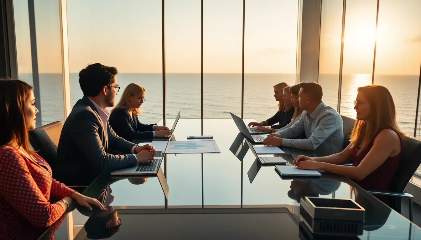 Equipe de consultoria de TI da Simples Solução TI analisando infraestrutura de rede em escritório no Rio de Janeiro.