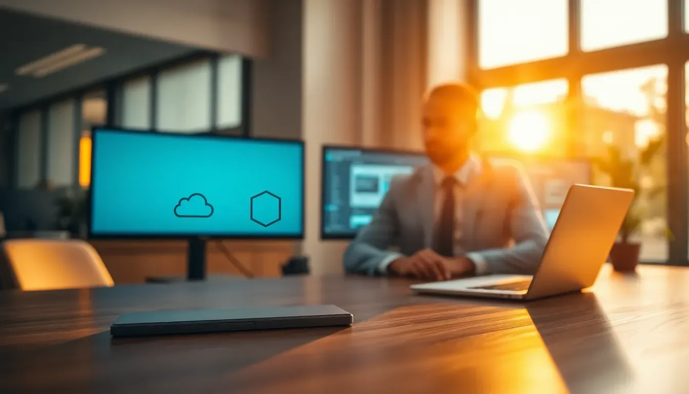 Implantação de sistema help desk em empresa B2B: analista configurando painel de tickets em escritório no Rio de Janeiro